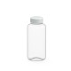 Trinkflasche Refresh klar-transparent 0,7 l - transparent/weiß